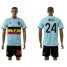 Belgium #24 Witsel Away Soccer Country Jersey