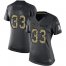 Nike New York Jets #33 Jamal Adams Black Womens Stitched NFL Limited 2016 Salute to Service Jersey