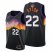Nike Phoenix Suns #22 Deandre Ayton Mens 2021 NBA Finals Bound City Edition Jersey Black Mens