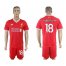 Liverpool #18 Alberto.M Red Home Soccer Club Jersey