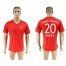 Bayern Munchen #20 Rode Marine Environmental Protection Home Soccer Club Jersey