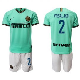 Inter Milan #2 Vrsaljko Away Soccer Club Jersey