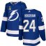 Adidas Tampa Bay Lightning #24 Zach Bogosian Blue 2022 Stanley Cup Final Patch Home Authentic Stitched NHL Jersey Mens
