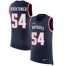 Nike New England Patriots #54 Donta Hightower Navy Blue Team Color Mens Stitched NFL Limited Rush Tank Top Jersey
