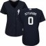 New York Yankees #0 Adam Ottavino Navy Womens Cool Base Stitched MLB Jersey