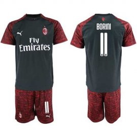 AC Milan #11 Borini Third Soccer Club Jersey