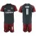 AC Milan #11 Borini Third Soccer Club Jersey