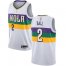 Pelicans #2 Lonzo Ball White Basketball Swingman City Edition 2018/19 Jersey