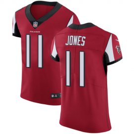 Nike Atlanta Falcons #11 Julio Jones Red Team Color Mens Stitched NFL Vapor Untouchable Elite Jersey