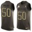 Nike Pittsburgh Steelers #50 Ryan Shazier Green Mens Stitched NFL Limited Salute To Service Tank Top Jersey
