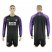 Atletico Madrid Blank Black Goalkeeper Long Sleeves Soccer Club Jersey