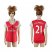 Womens Arsenal #21 Chambers Home Soccer Club Jersey