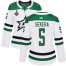 Adidas Dallas Stars #5 Andrej Sekera White Road Authentic Womens 2020 Stanley Cup Final Stitched NHL Jersey