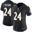 Nike Baltimore Ravens #24 Marcus Peters Black Alternate Womens Stitched NFL Vapor Untouchable Limited Jersey