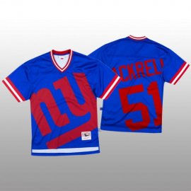 NFL New York New York Giants #51 Kyler Fackrell Blue Mens Mitchell & Nell Big Face Fashion Limited NFL Jersey