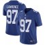 Nike New York Giants #97 Dexter Lawrence Royal Blue Team Color Mens Stitched NFL Vapor Untouchable Limited Jersey