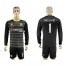 Chelsea #1 Begovic Sec Away Long Sleeves Soccer Club Jersey