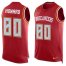 Nike Tampa Bay Buccaneers #80 O. J. Howard Red Team Color Mens Stitched NFL Limited Tank Top Jersey