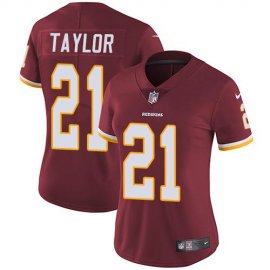 Nike Washington Football Team #21 Sean Taylor Burgundy Red Team Color Womens Stitched NFL Vapor Untouchable Limited Jersey