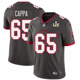 Tampa Bay Buccaneers #65 Alex Cappa Mens Super Bowl LV Bound Nike Pewter Alternate Vapor Limited Jersey