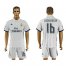 Real Madrid #16 Lucas Silva White Home Soccer Club Jersey