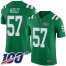 Nike New York Jets #57 C.J. Mosley Green Mens Stitched NFL Limited Rush 100th Season Jersey
