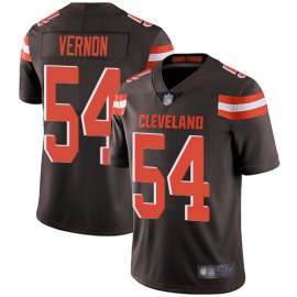 Nike Cleveland Browns #54 Olivier Vernon Brown Team Color Mens Stitched NFL Vapor Untouchable Limited Jersey