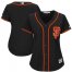 San Francisco Giants Blank Black Alternate Womens Stitched MLB Jersey