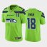 Seattle Seahawks #18 Freddie Swain Green Mens Nike Big Team Logo Player Vapor Limited NFL Jersey