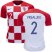 Croatia #2 Vrsaljko Home Soccer Country Jersey