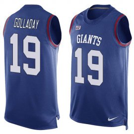 Nike New York Giants #19 Kenny Golladay Royal Blue Team Color Mens Stitched NFL Limited Tank Top Jersey