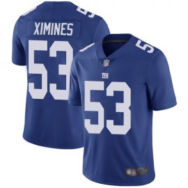 Nike New York Giants #53 Oshane Ximines Royal Blue Team Color Mens Stitched NFL Vapor Untouchable Limited Jersey