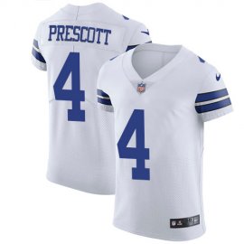 Nike Dallas Cowboys #4 Dak Prescott White Mens Stitched NFL Vapor Untouchable Elite Jersey