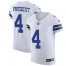 Nike Dallas Cowboys #4 Dak Prescott White Mens Stitched NFL Vapor Untouchable Elite Jersey