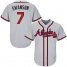 Atlanta Braves #7 Dansby Swanson Grey Cool Base Stitched Youth MLB Jersey
