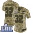 Nike New England Patriots #32 Devin McCourty Camo Super Bowl LIII Bound Womens Stitched NFL Limited 2018 Salute to Service Jersey