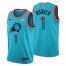 Nike Phoenix Suns #1 Devin Booker Mens 2022-23 City Edition NBA Jersey – Cherry Blossom Blue Mens