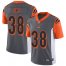 Nike Cincinnati Bengals #38 LeShaun Sims Silver Youth Stitched NFL Limited Inverted Legend Jersey