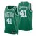 Nike Boston Celtics #41 Juancho Hernangomez Green Mens 2021-22 NBA 75th Anniversary Diamond Swingman Jersey – Icon Edition Mens