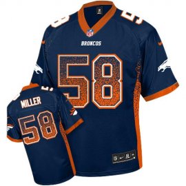 Nike Denver Broncos #58 Von Miller Blue Alternate Youth Stitched NFL Elite Drift Fashion Jersey