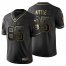 San Francisco 49ers #85 George Kittle Mens Nike Black Golden Limited NFL 100 Jersey