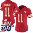 Nike Kansas City Chiefs #11 Demarcus Robinson Red Super Bowl LIV 2020 Team Color Womens Stitched NFL 100th Season Vapor Untouchable Limited Jersey