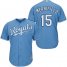 Kansas City Royals #15 Whit Merrifield Light Blue Cool Base Stitched Youth MLB Jersey