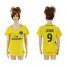 Womens Paris Saint-Germain #9 Cavani Away Soccer Club Jersey