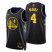 Golden State Golden State Warriors #4 Moses Moody Youth Nike Black Swingman 2022 NBA Finals City Edition Jersey Youth