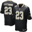 Nike New Orleans Saints #23 Marshon Lattimore Black Team Color Youth Stitched NFL Elite Jersey