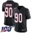 Nike Atlanta Falcons #90 Marlon Davidson Black Alternate Youth Stitched NFL 100th Season Vapor Untouchable Limited Jersey