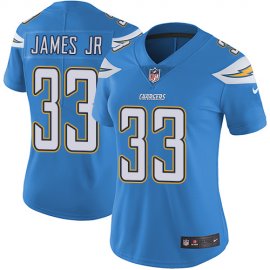 Nike Los Angeles Chargers #33 Derwin James Jr Electric Blue Alternate Womens Stitched NFL Vapor Untouchable Limited Jersey