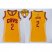 Womens Cavaliers #2 Kyrie Irving Gold The Finals Patch Dress Stitched NBA Jersey