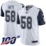Nike Dallas Cowboys #58 Aldon Smith White Mens Stitched NFL Limited Rush 100th Season Jersey
